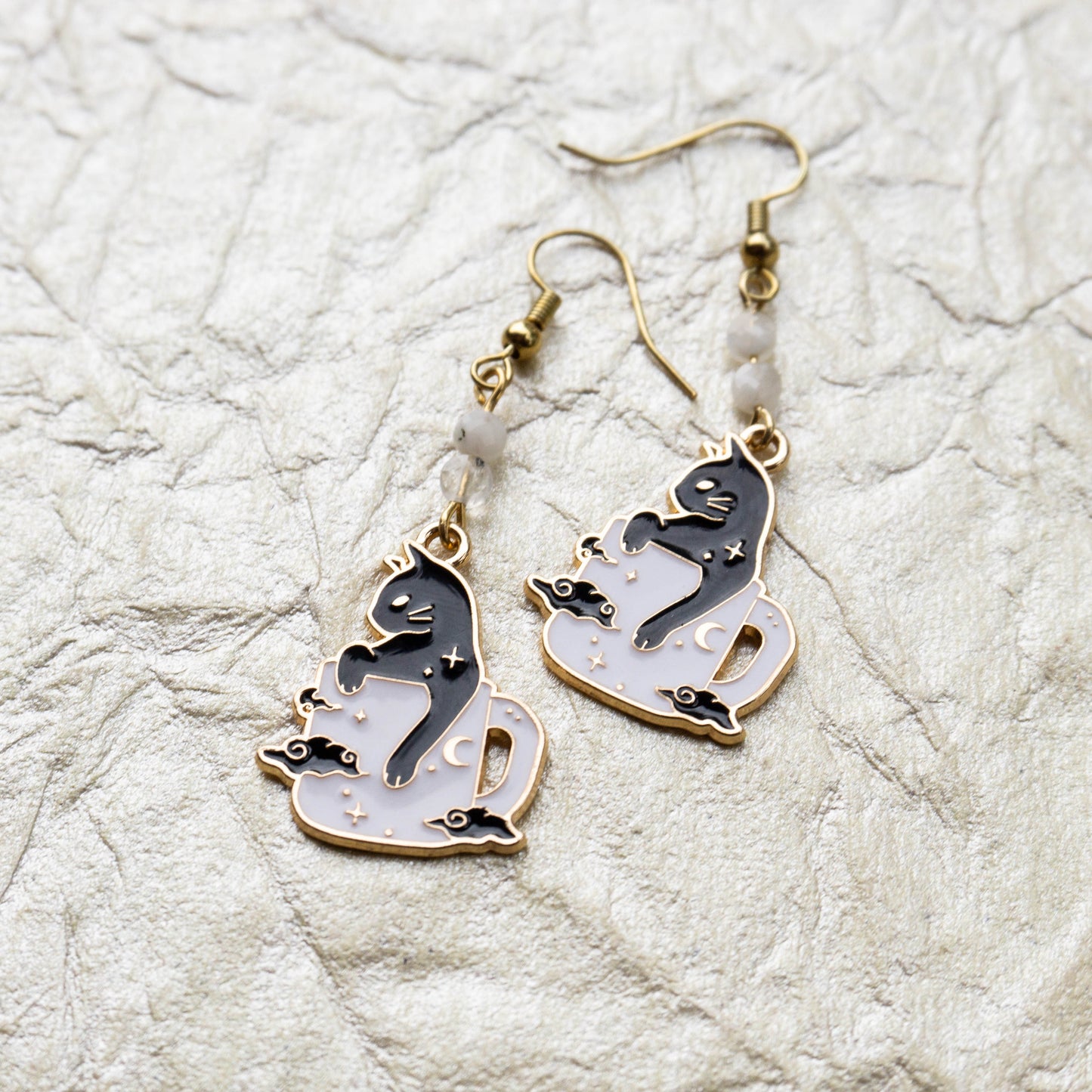 Coffee Cat Earrings